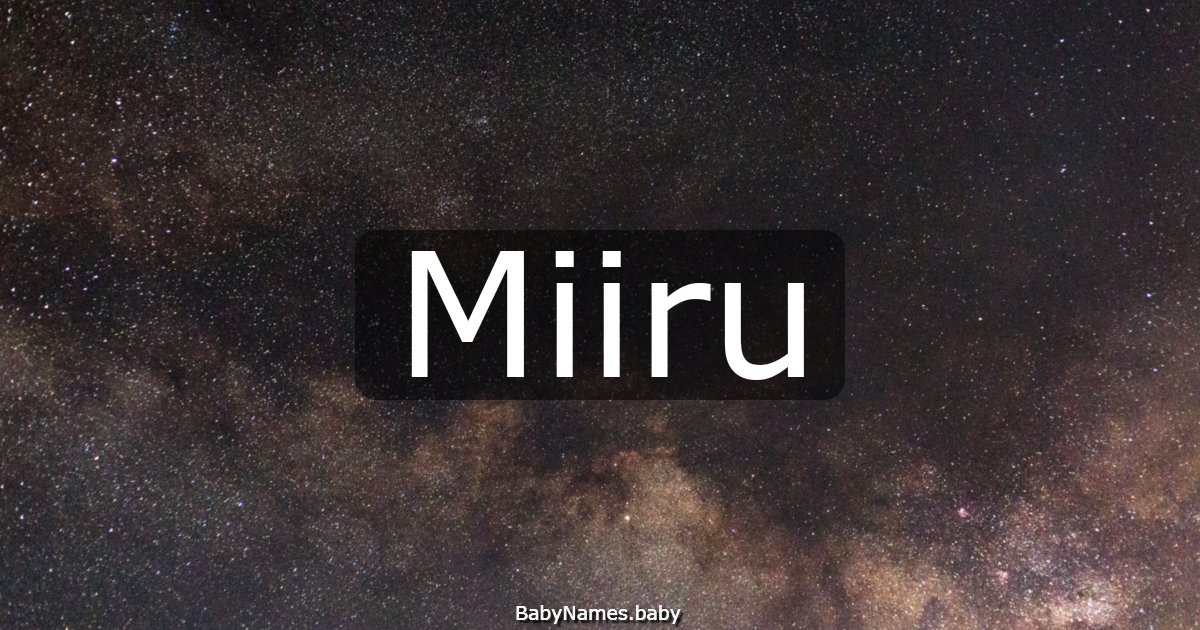 Miiru