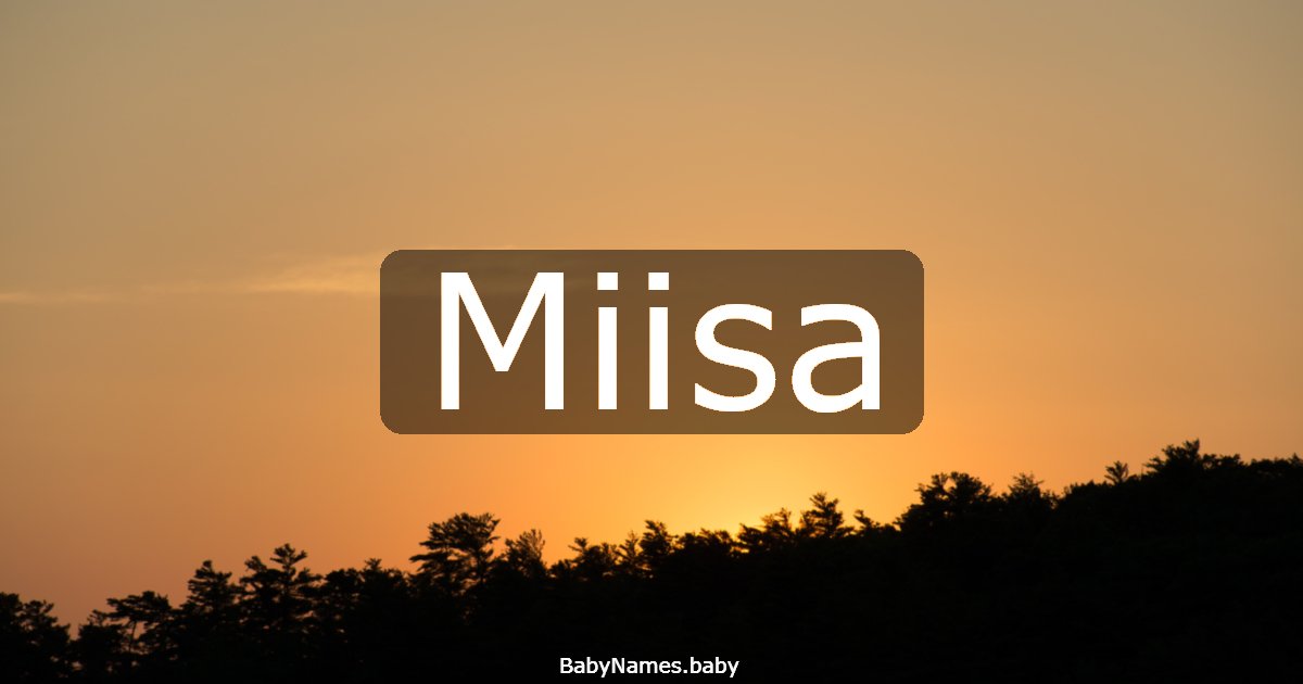 Miisa