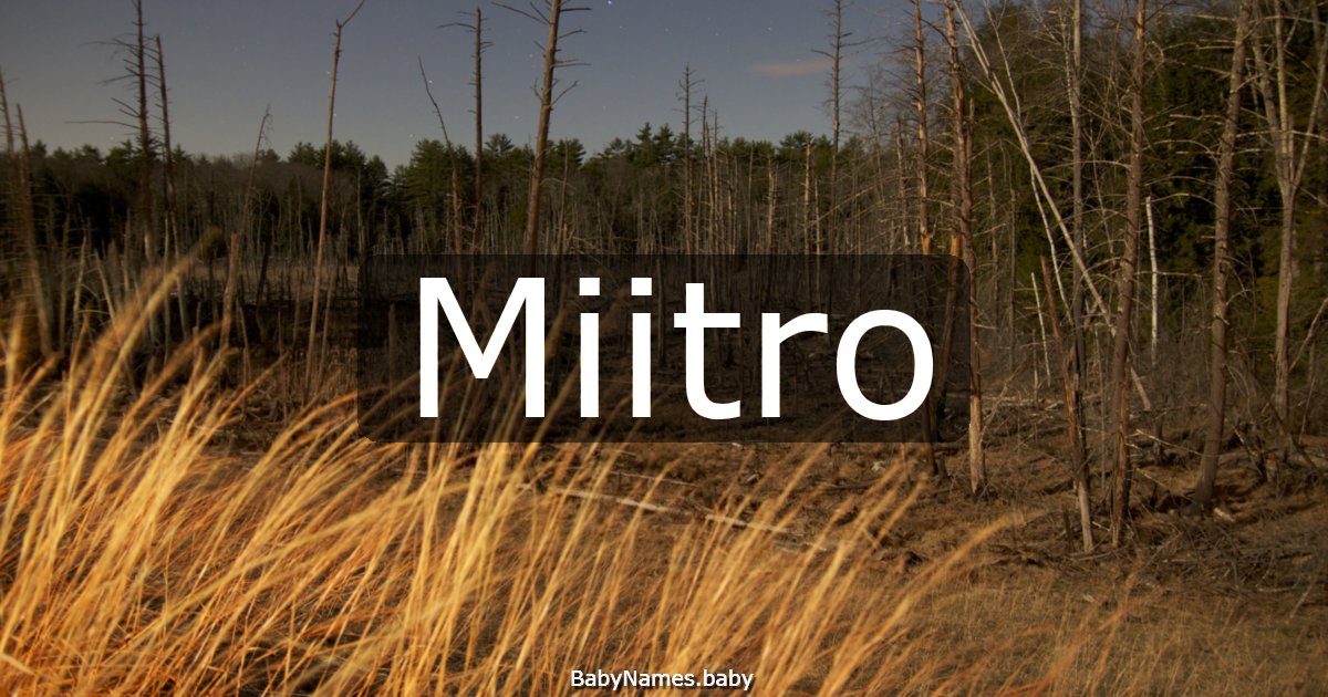 Miitro
