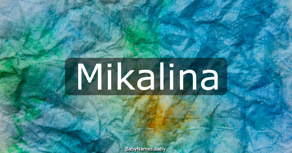 Mikalina