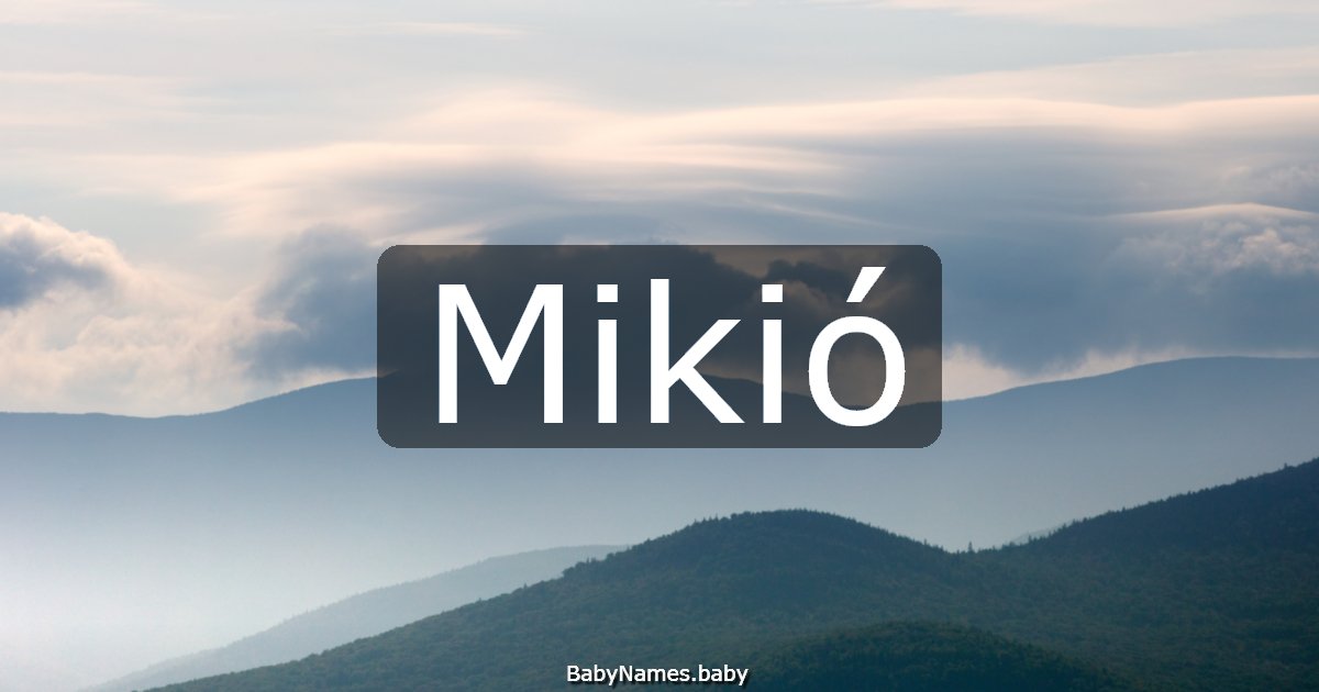Mikió