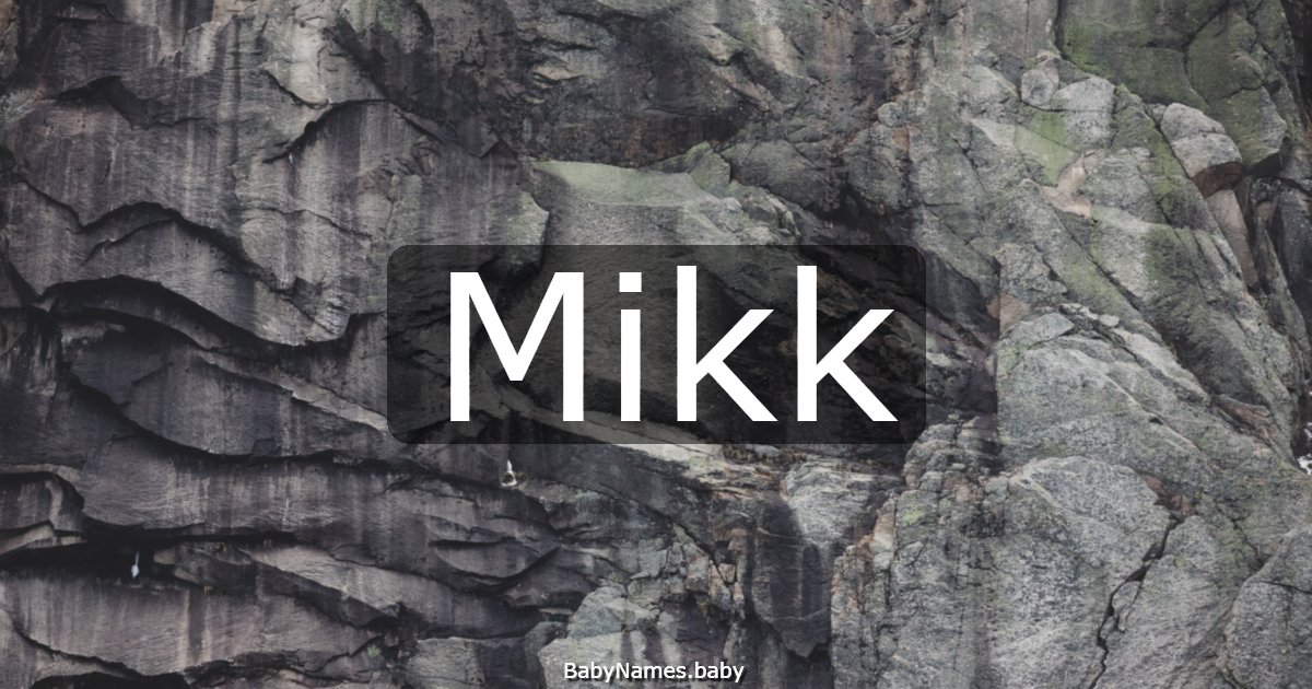 Mikk