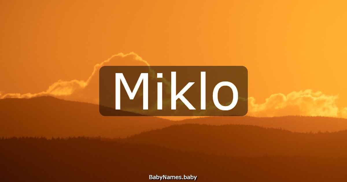 Miklo