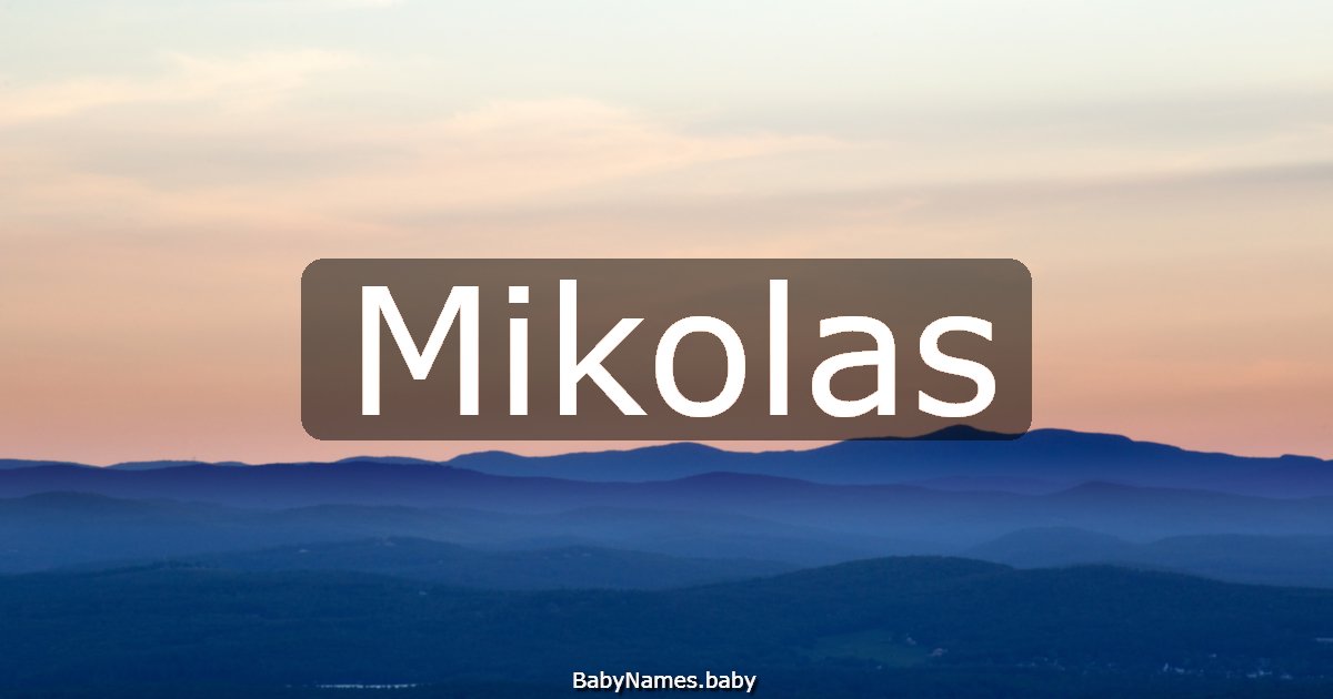 Mikolas