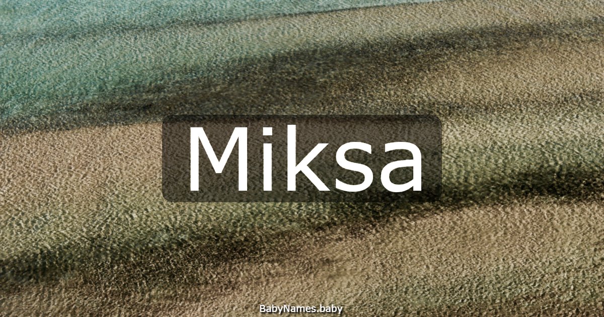 Miksa