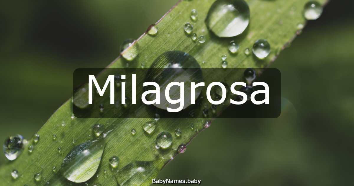 Milagrosa