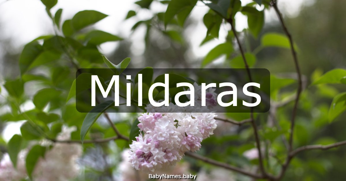Mildaras