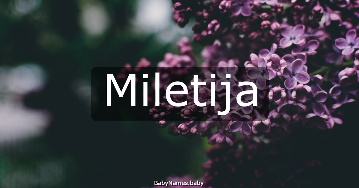 Miletija