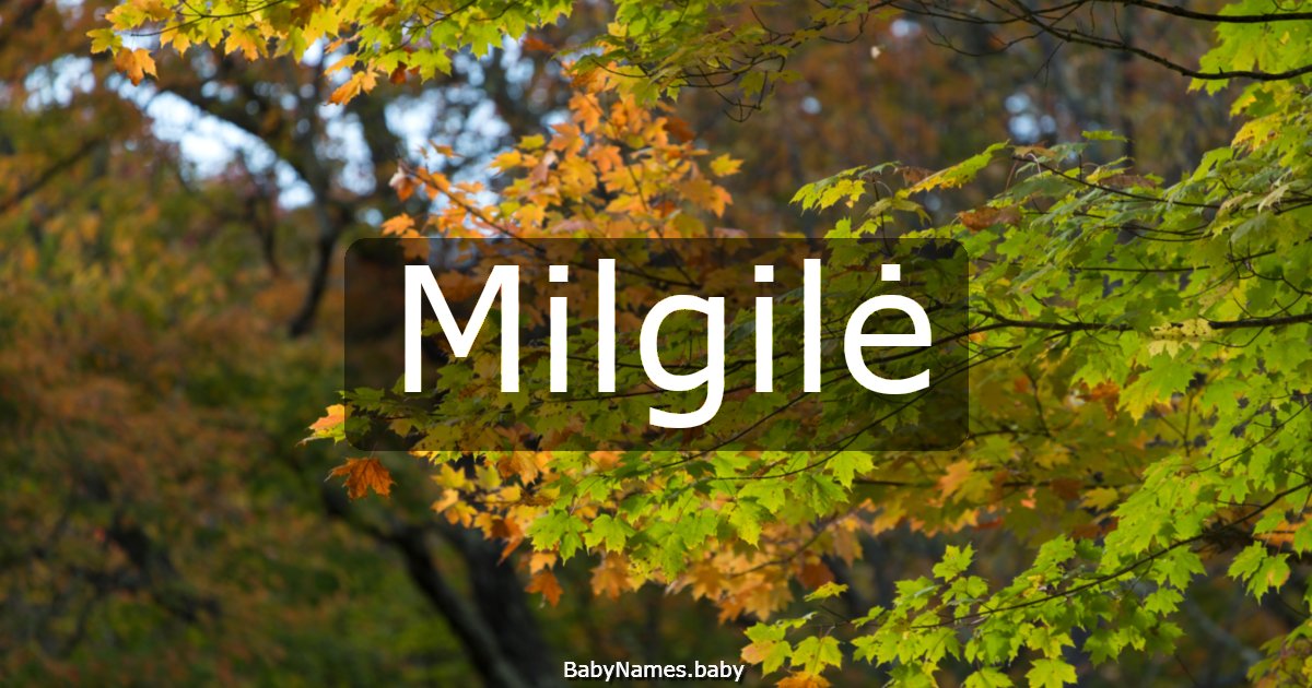 Milgilė
