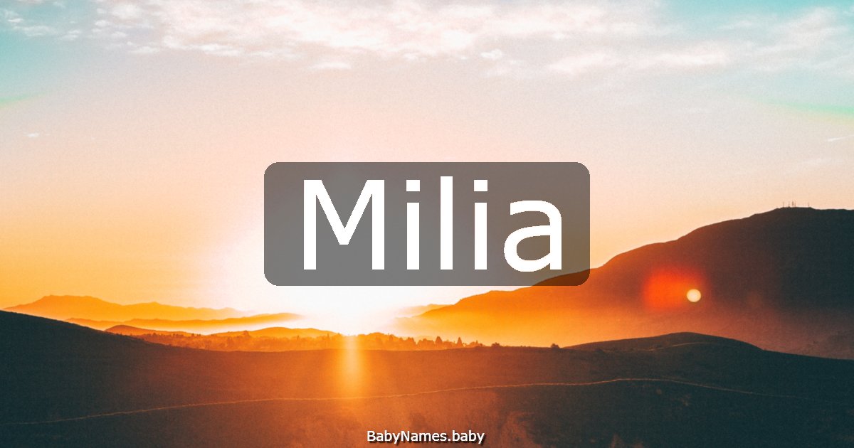 Milia