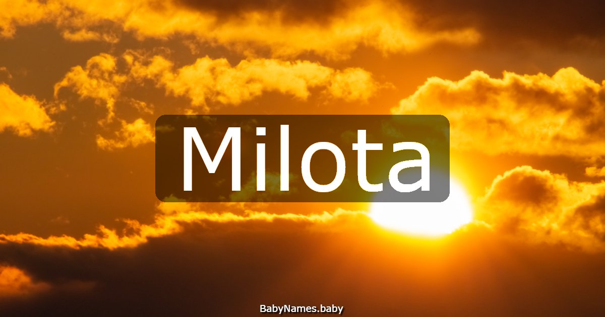 Milota