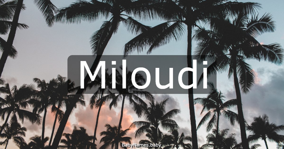Miloudi