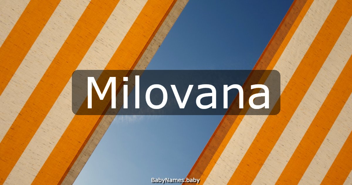 Milovana