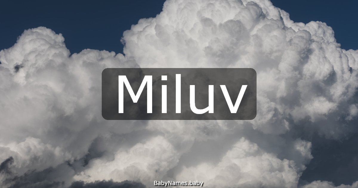 Miluv