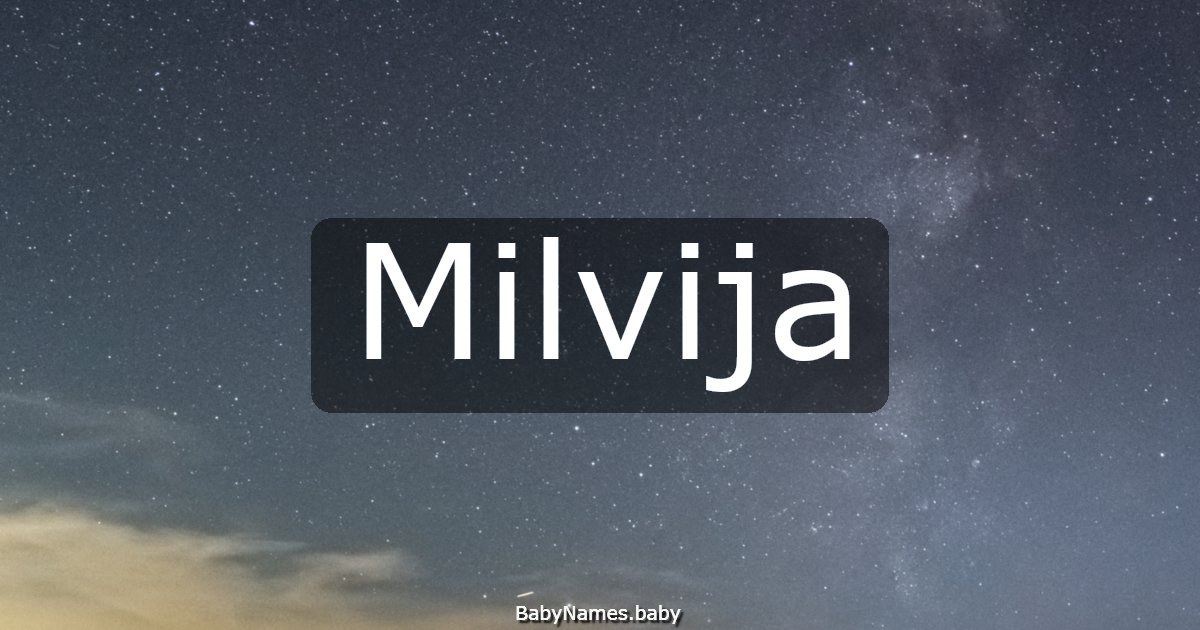Milvija