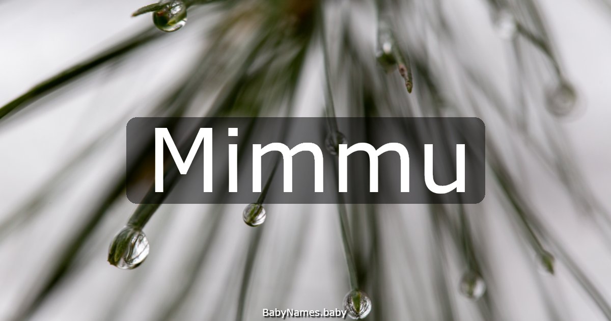 Mimmu