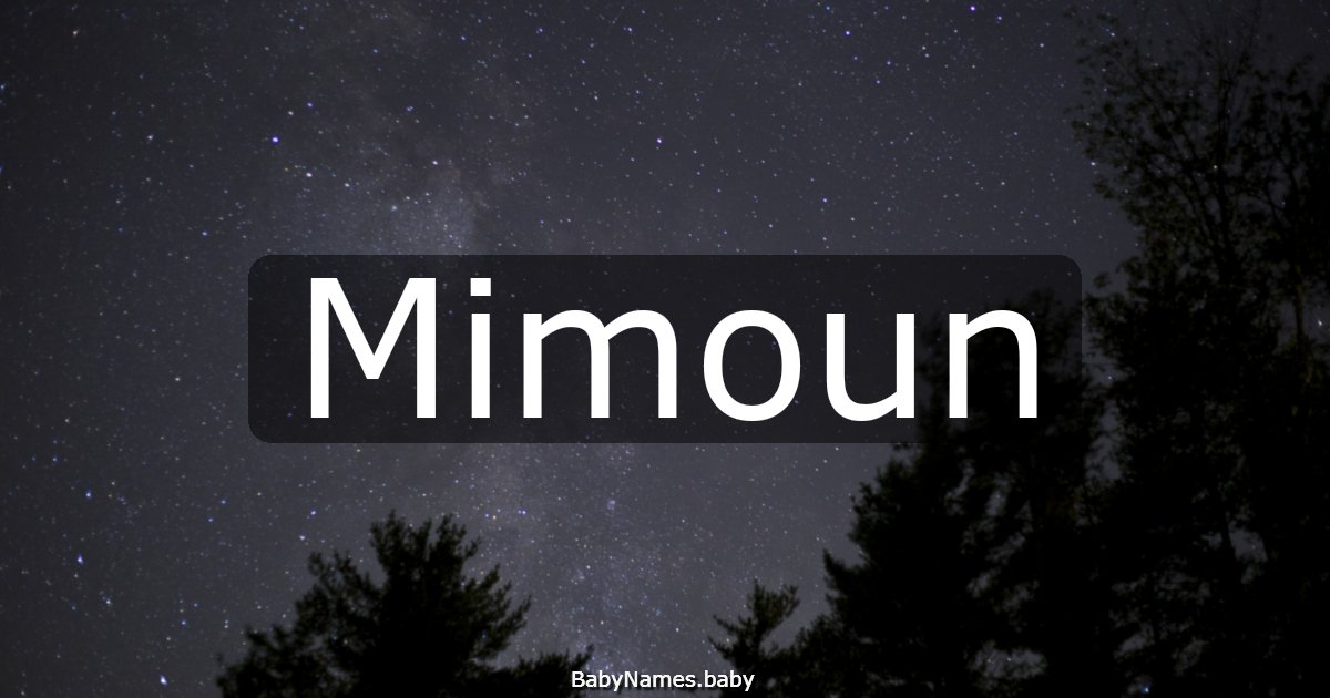 Mimoun