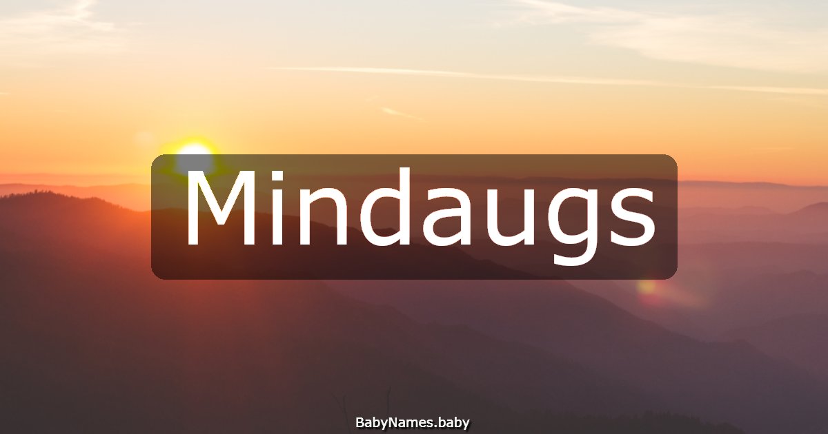 Mindaugs
