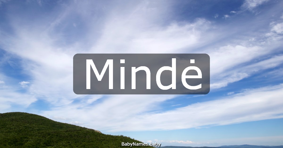 Mindė