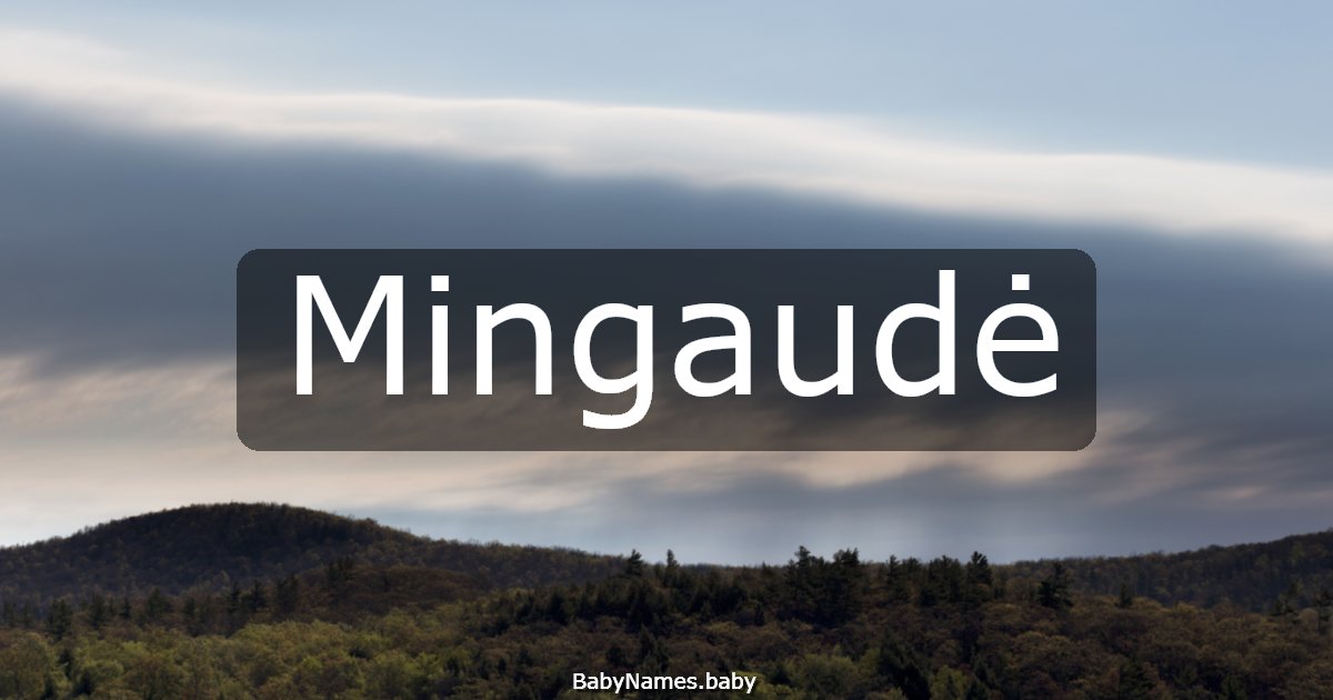 Mingaudė