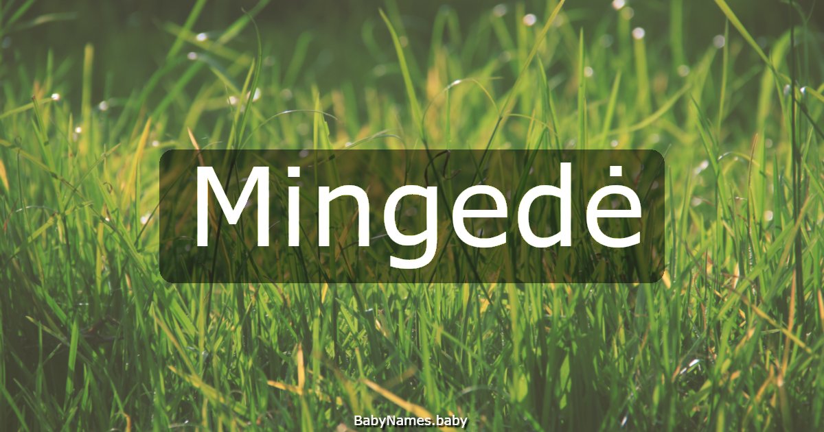 Mingedė
