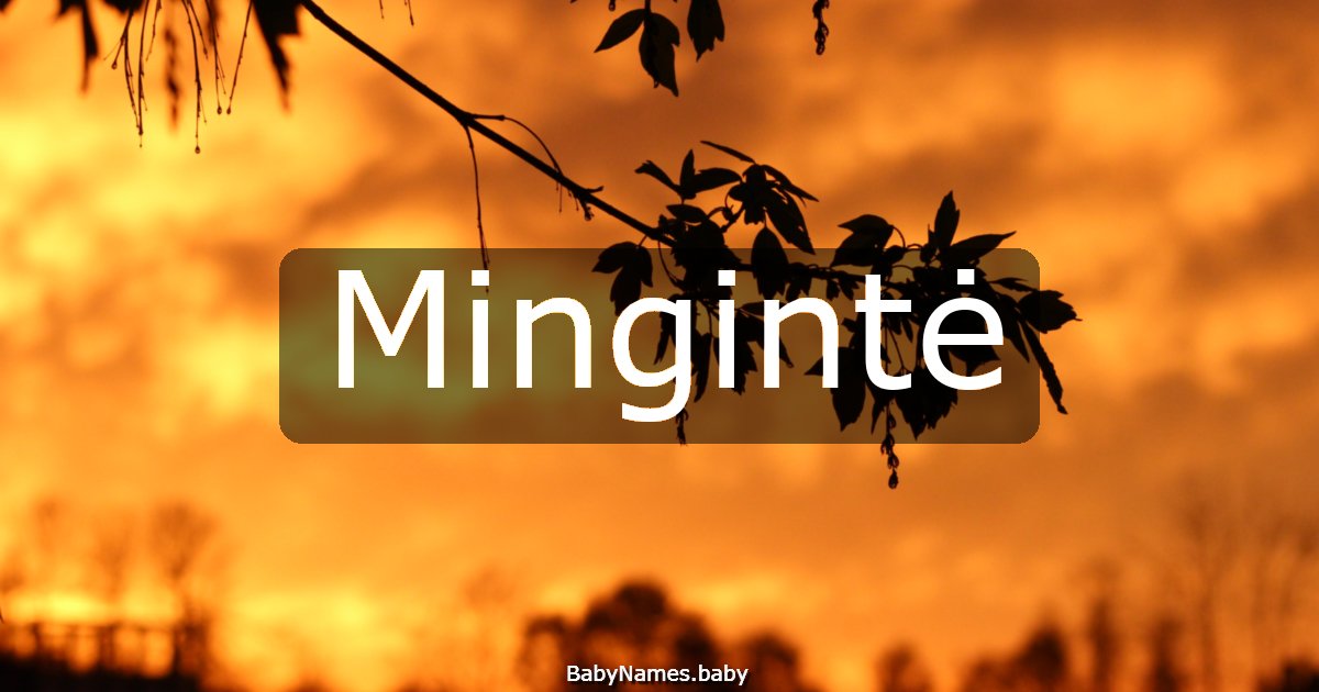 Mingintė