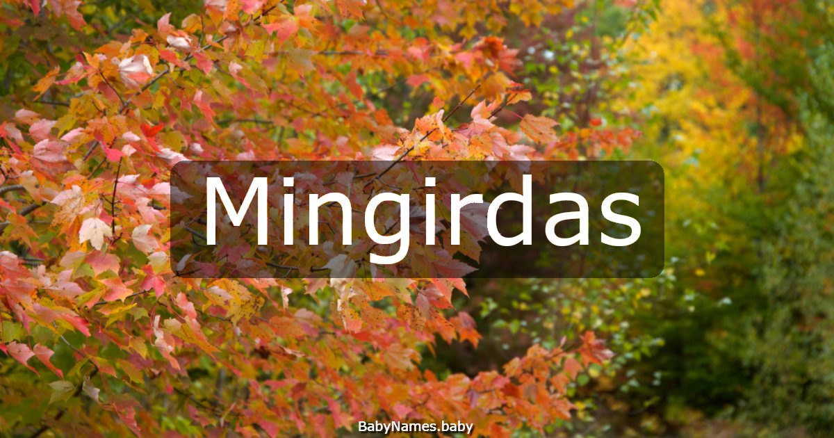 Mingirdas