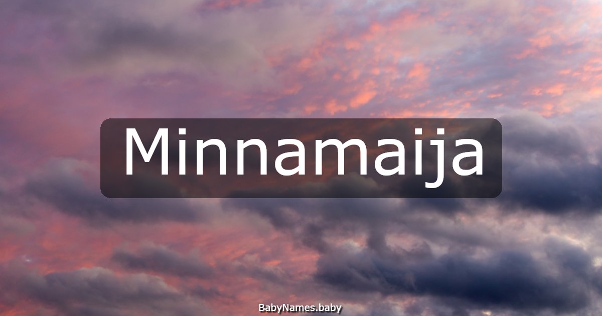 Minnamaija