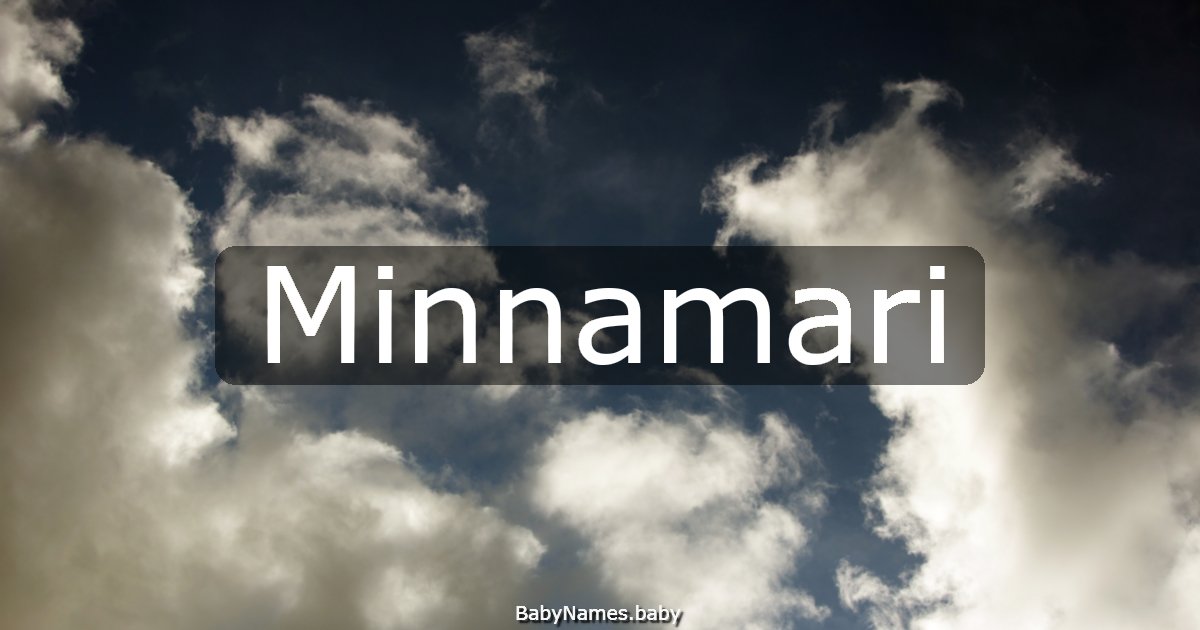 Minnamari