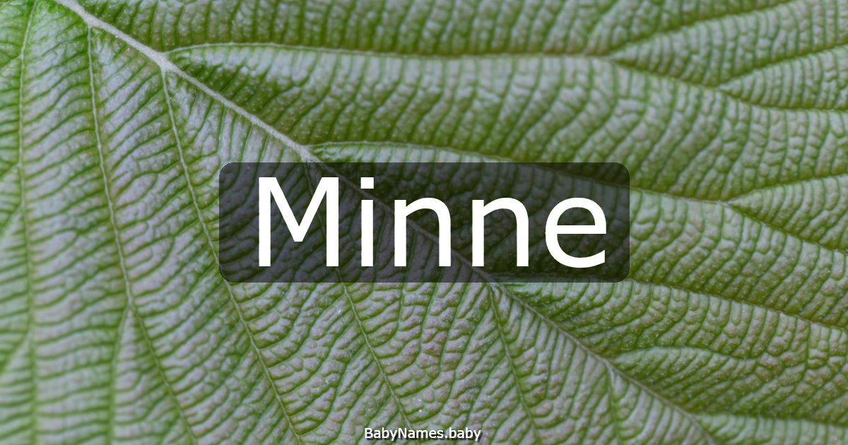 Minne
