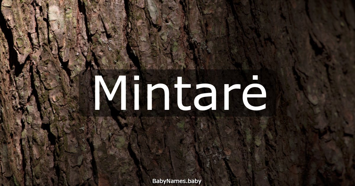 Mintarė