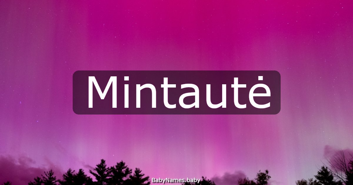 Mintautė
