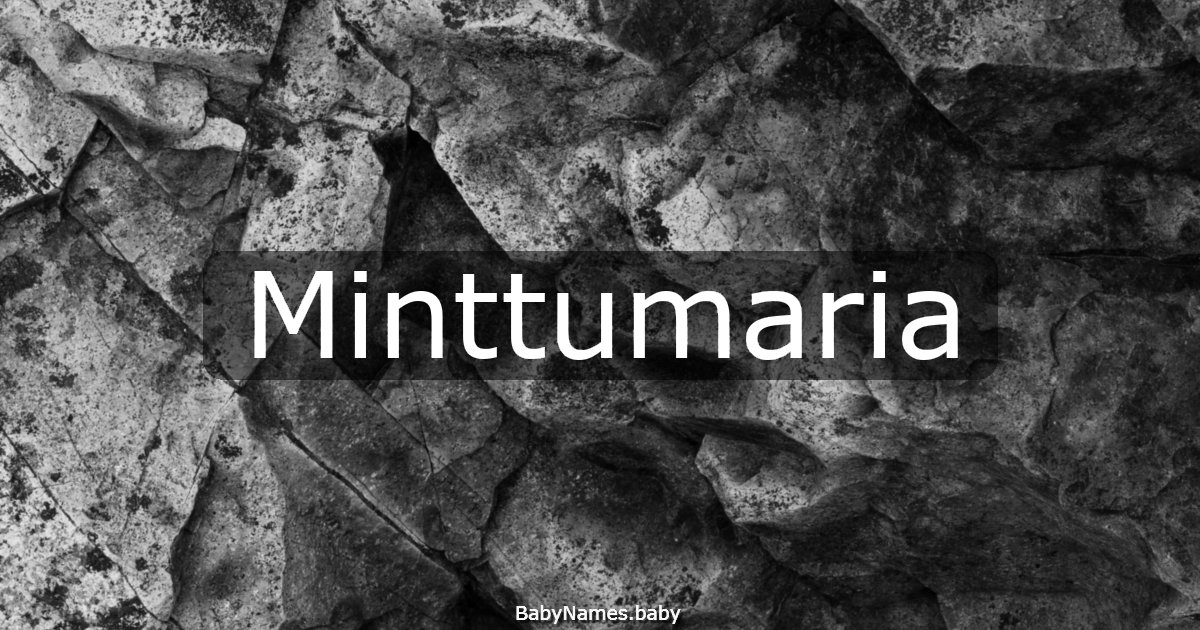Minttumaria