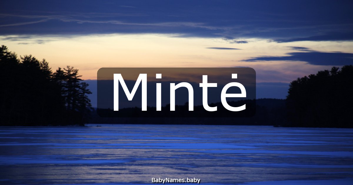 Mintė