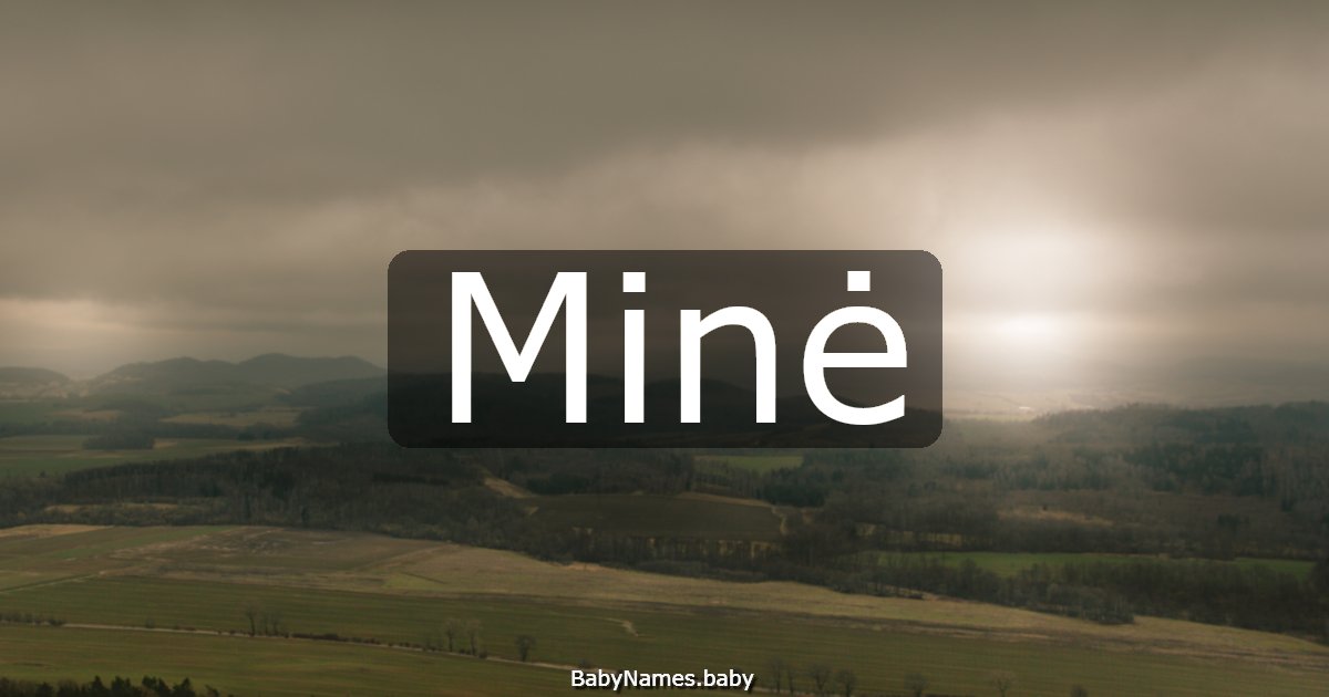 Minė