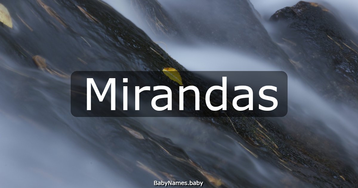 Mirandas