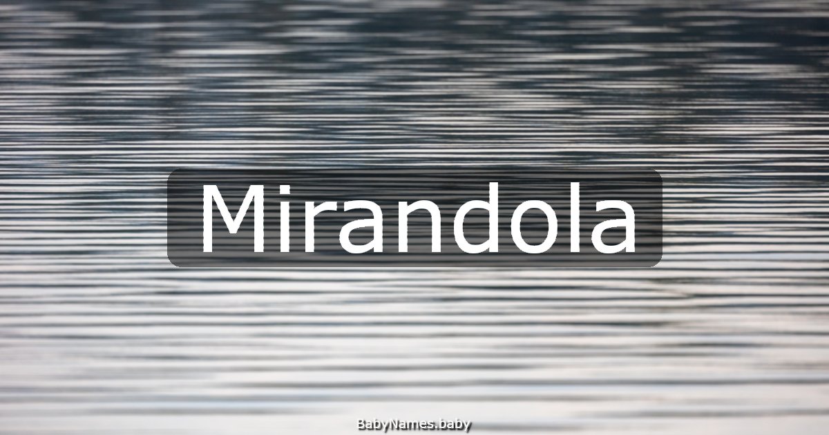 Mirandola
