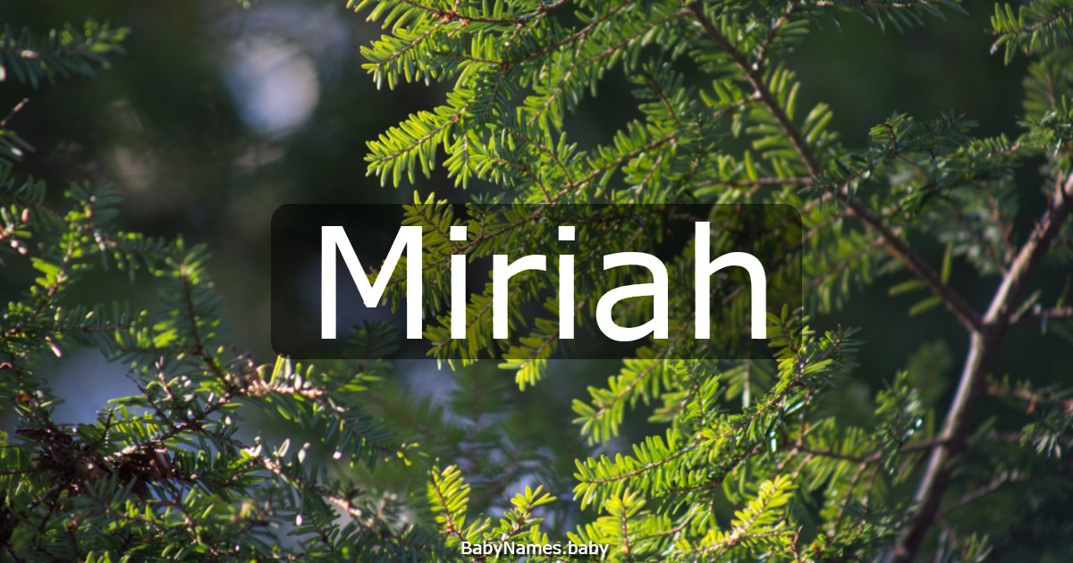 Miriah