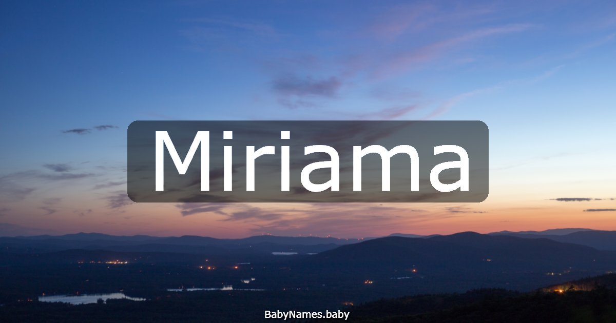 Miriama