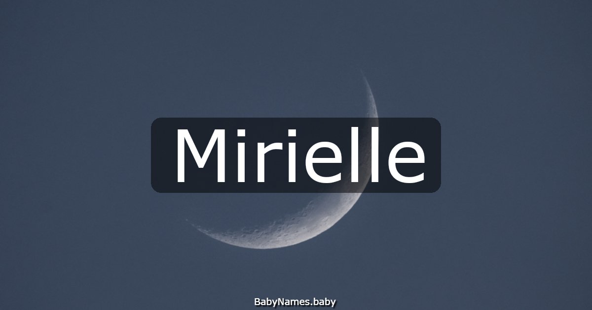 Mirielle