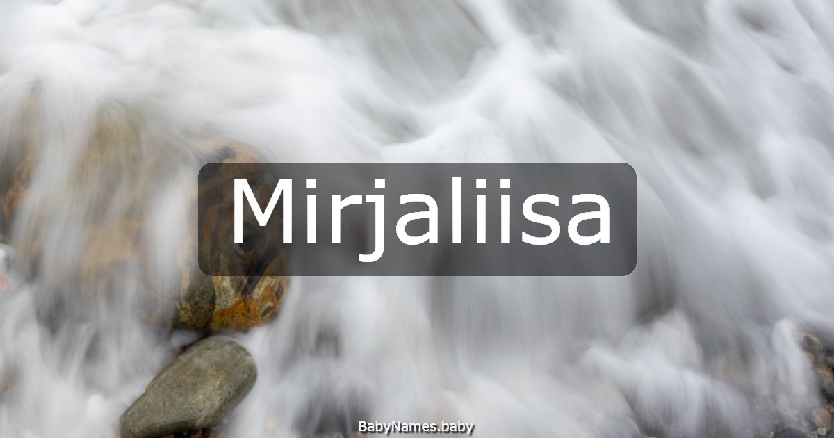 Mirjaliisa