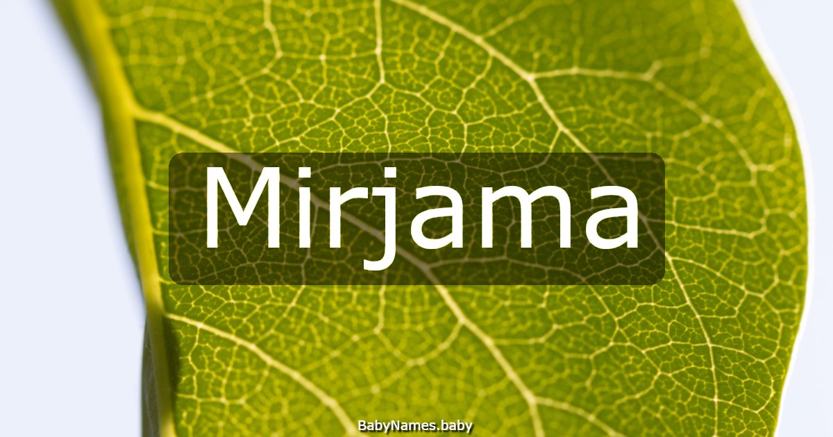 Mirjama
