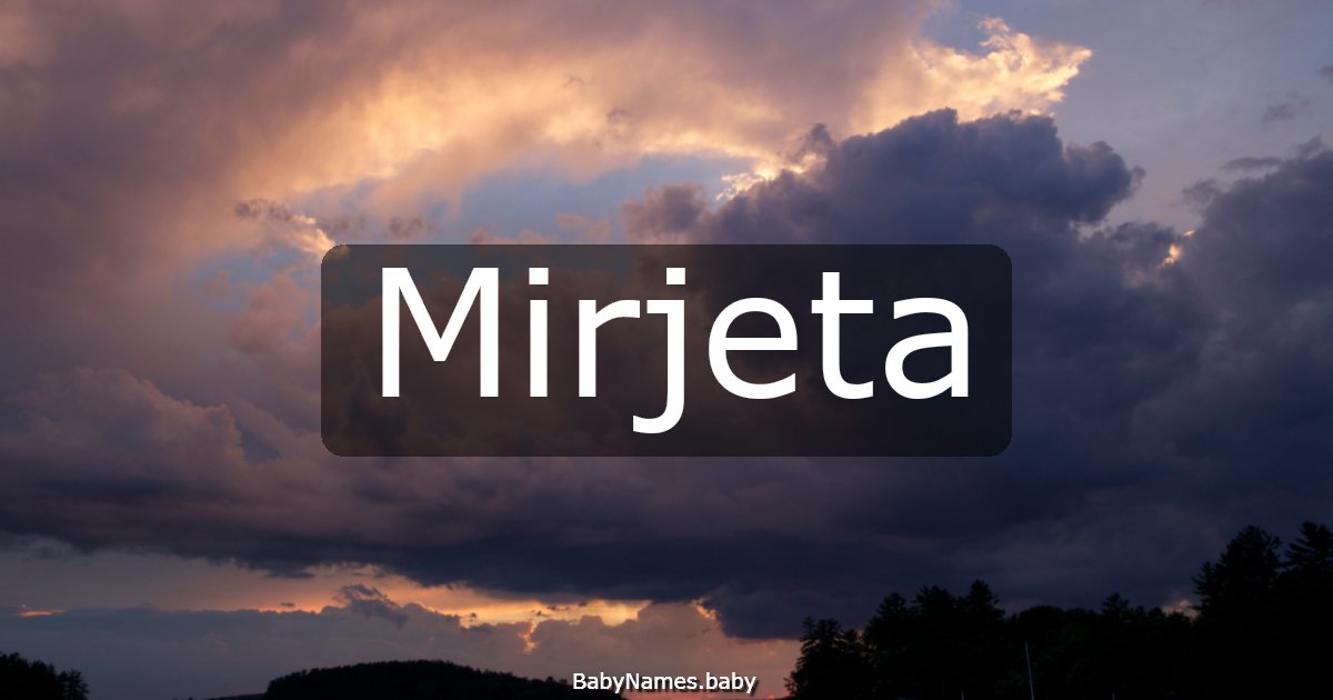 Mirjeta