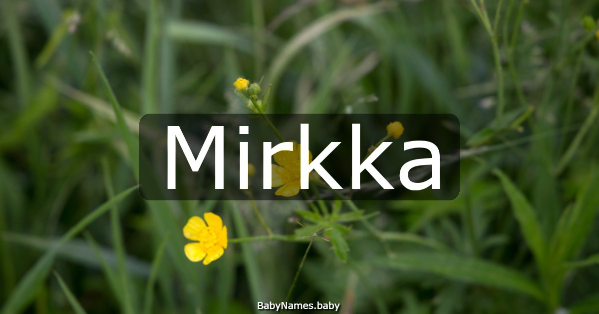 Mirkka