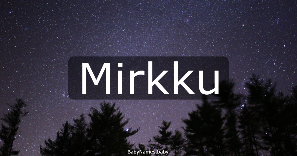 Mirkku