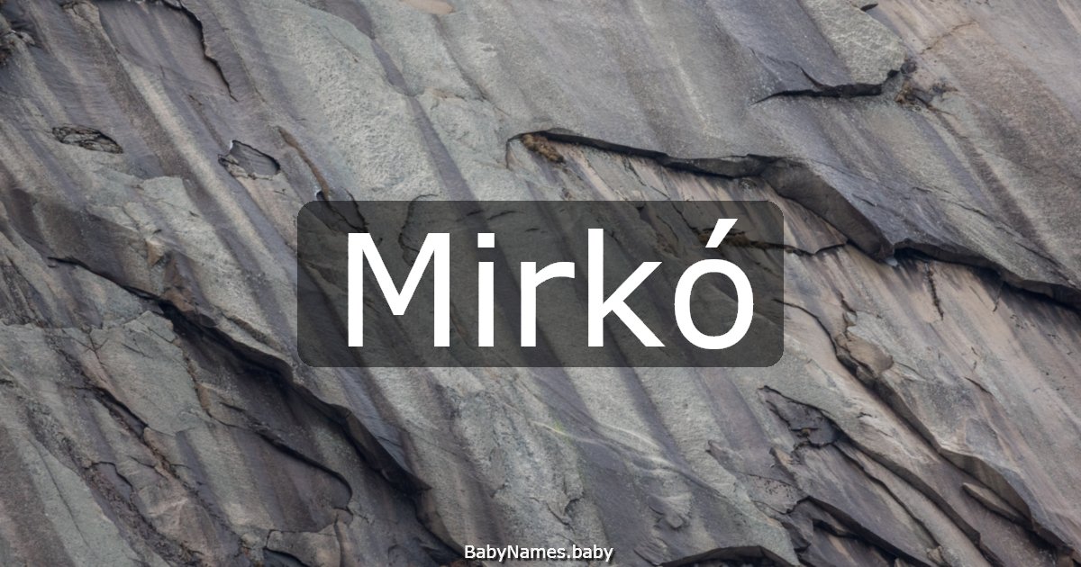 Mirkó
