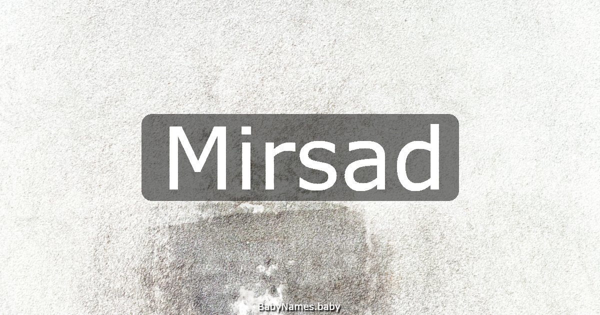 Mirsad