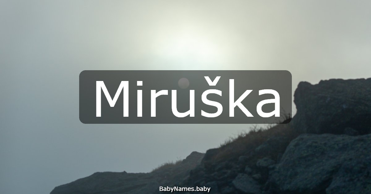 Miruška