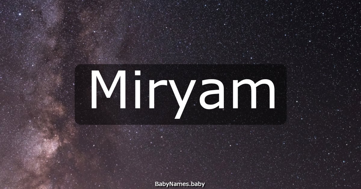 Miryam