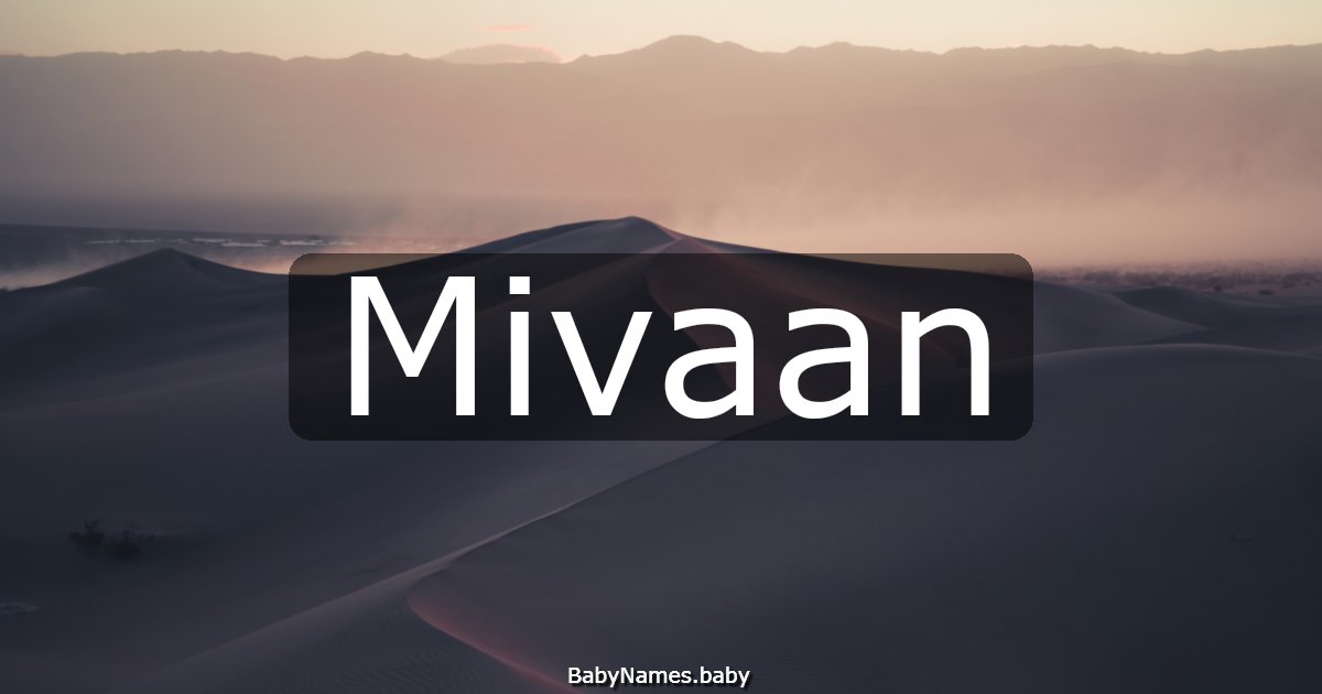 Mivaan